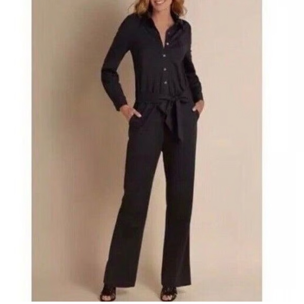 NEW! Soft Surroundings Weekend Jumpsuit - Black